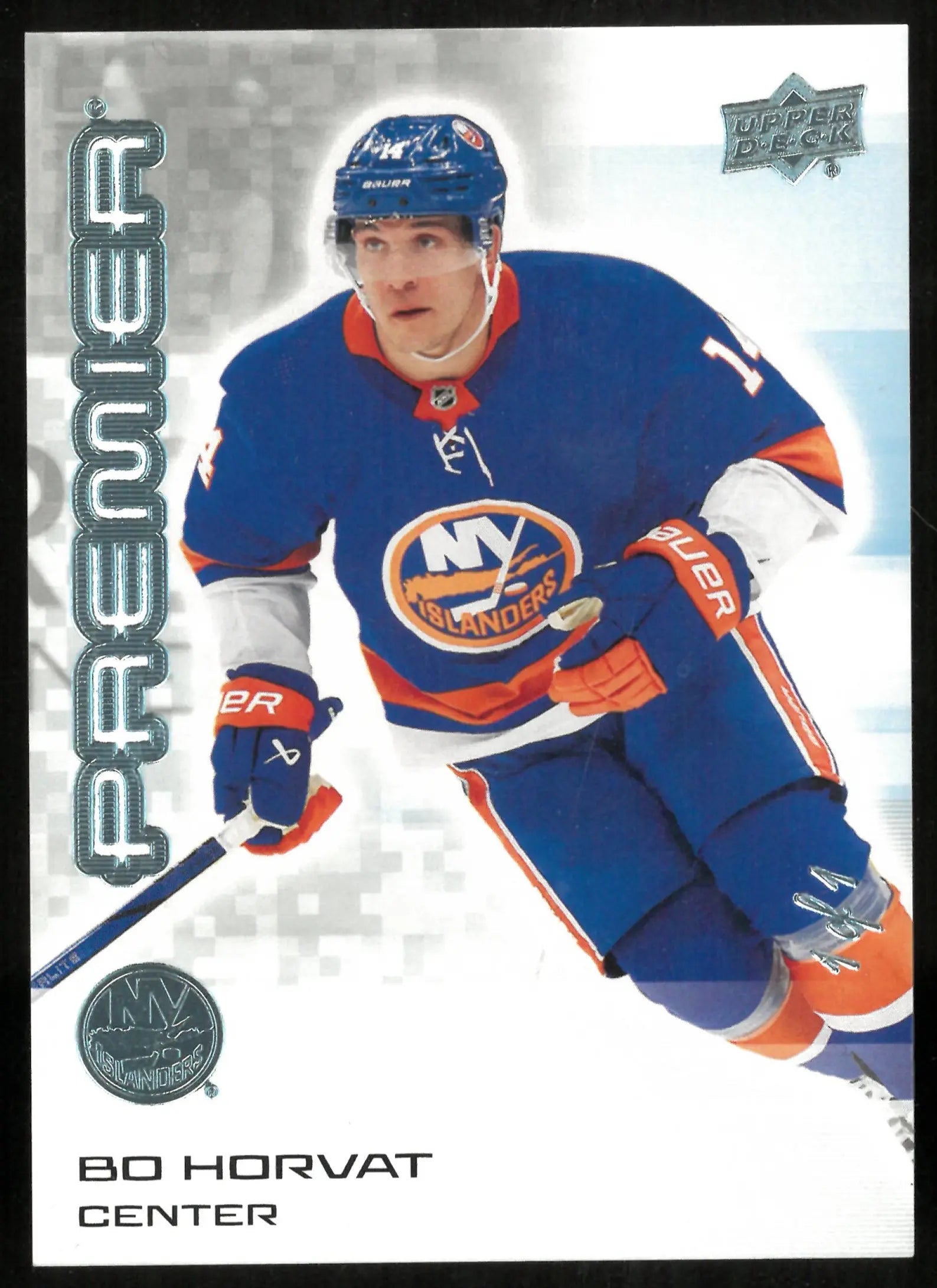 2024-25 Upper Deck Premier Platinum Blue Bo Horvat 1/1 /1 