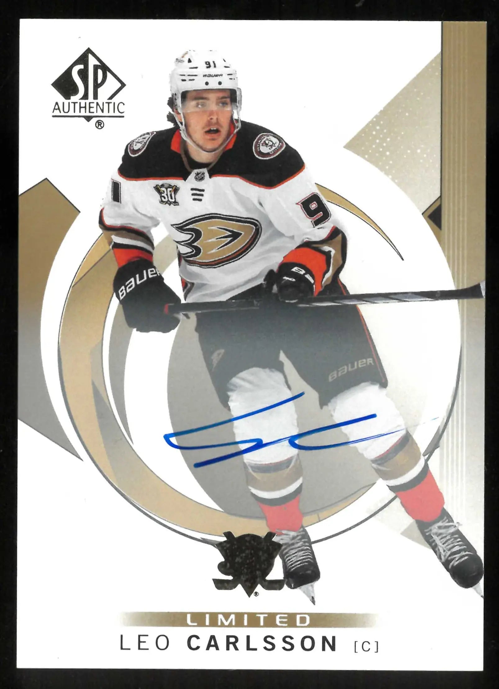 2024-25 Upper Deck SP Authentic Autograph Leo Carlsson Auto Limited 