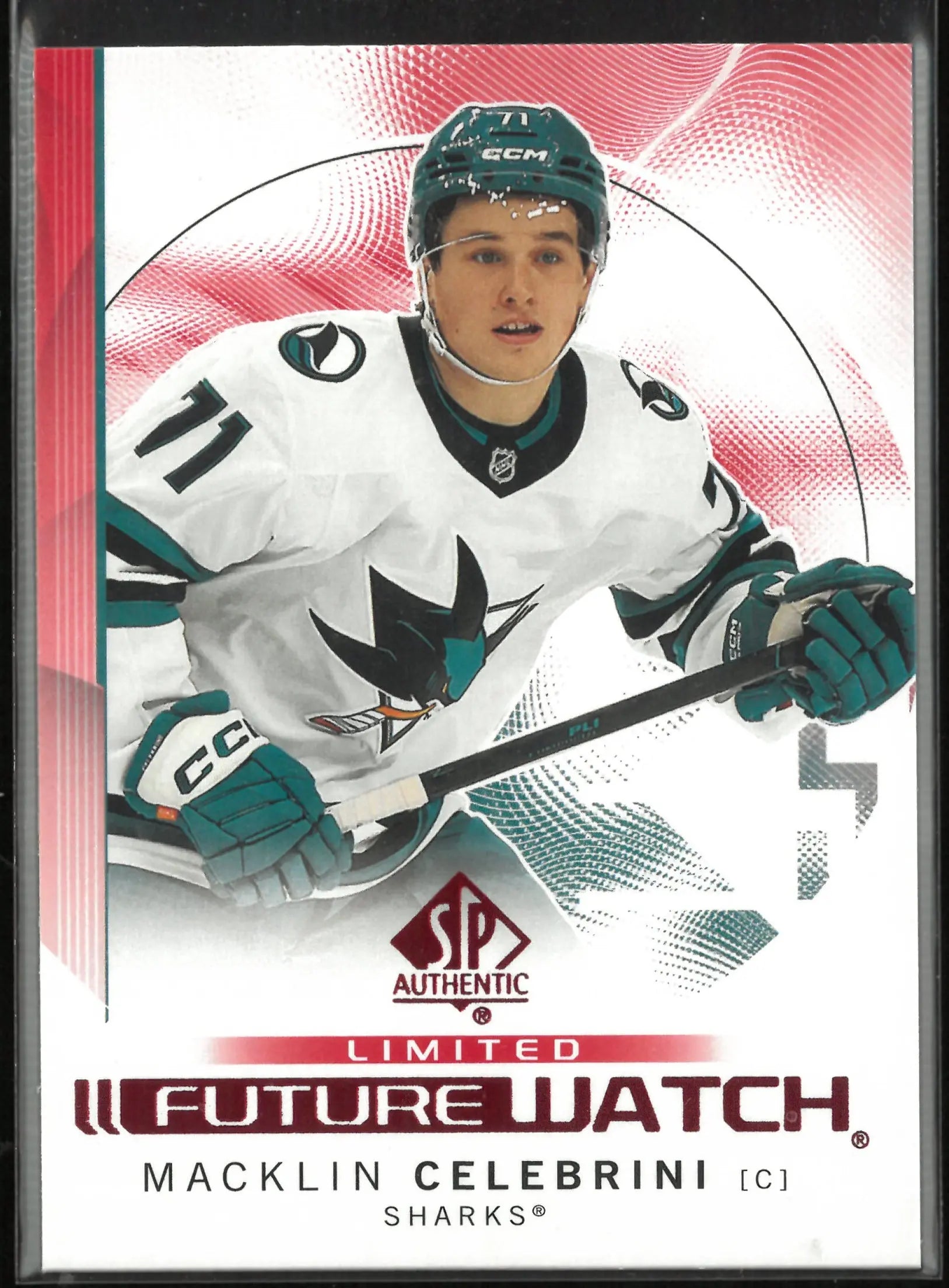 2024-25 Upper Deck SP Authentic Future Watch Limited Rookie Macklin Celebrini RC 
