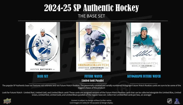 2024-25 Upper Deck SP Authentic Hockey Hobby Pack (Single Pack Sales) 
