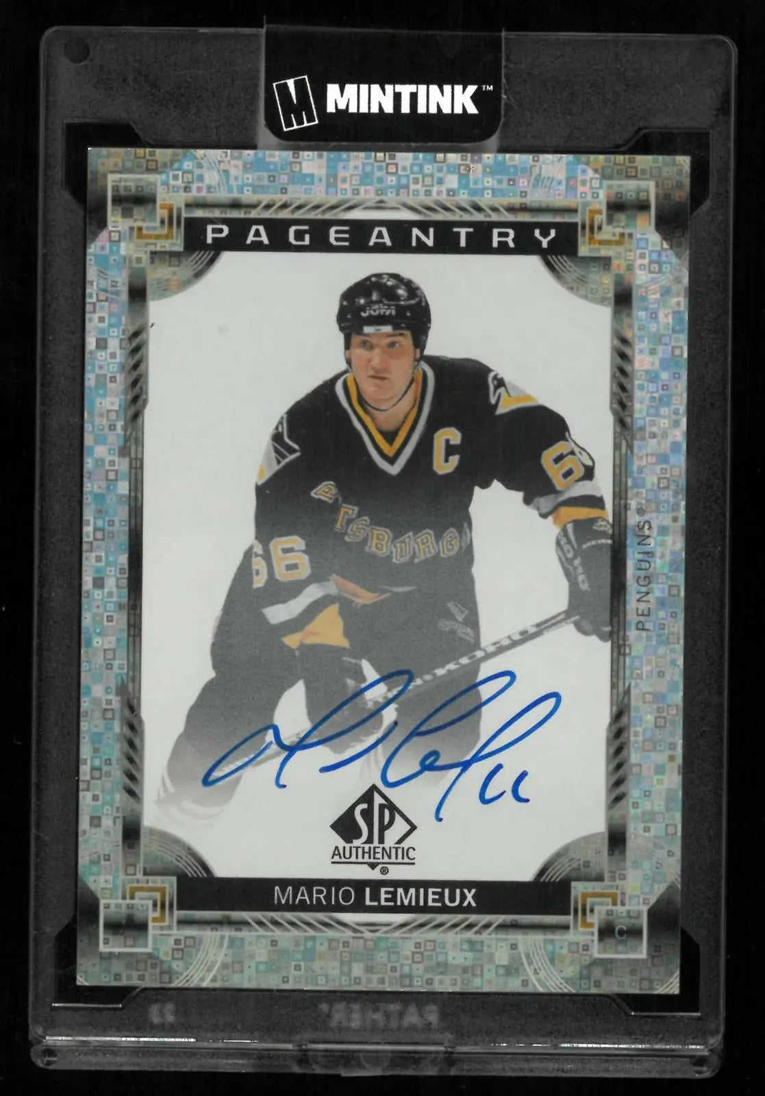 2024-25 Upper Deck SP Authentic Pageantry Autograph Mario Lemieux Auto 
