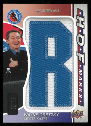 2024-25 Upper Deck SP Game Used HOF Marks Patch Wayne Gretzky /35 