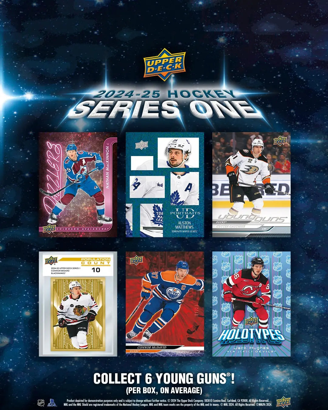 2024-25 Upper Deck Extended Series – 1st Round Rookies Hockey Cards *You Pick Your Card
