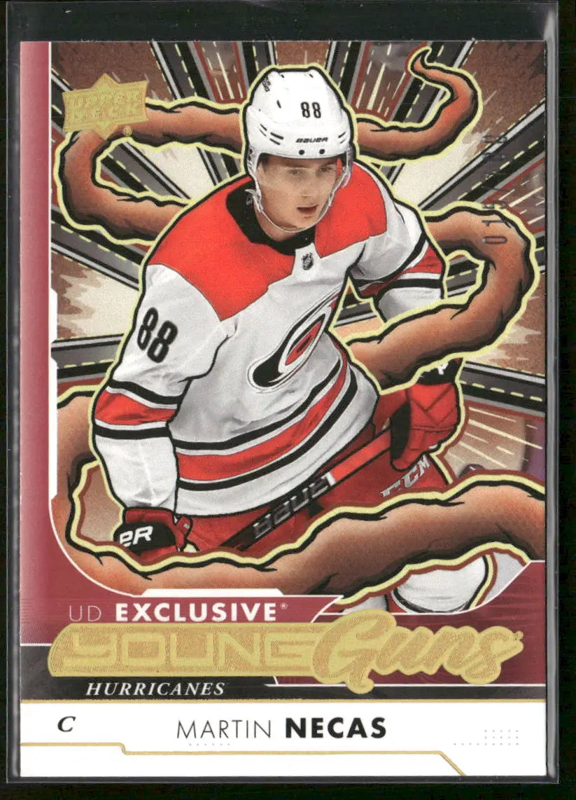 2024-25 Upper Deck Series 2 UD Exclusive Renewed Young Guns Martin Necas /100 