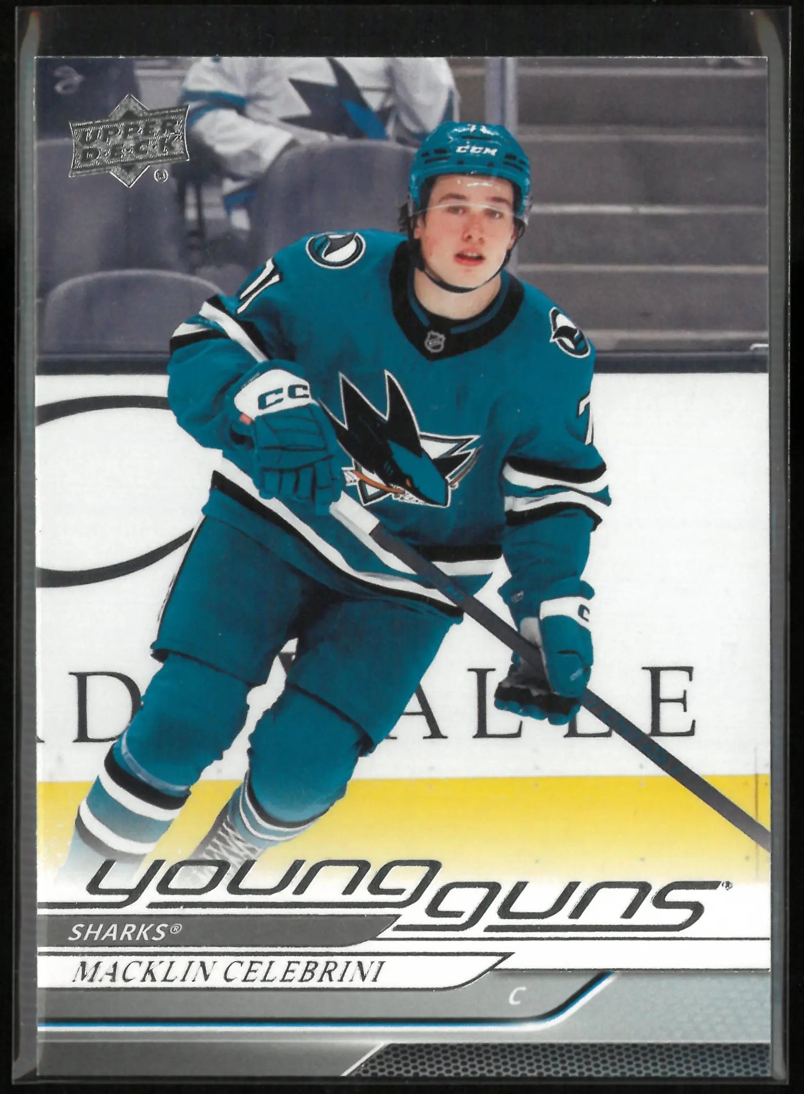 2024-25 Upper Deck Series 2 Young Guns Macklin Celebrini Rookie RC 