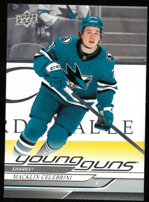2024-25 Upper Deck Series 2 Young Guns Rookie Macklin Celebrini 