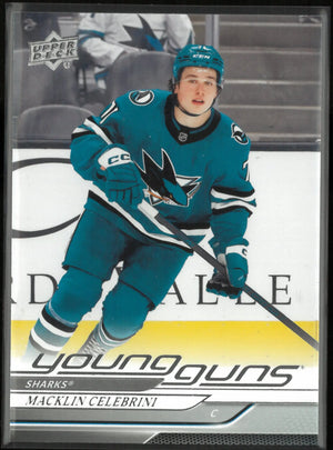 2024-25 Upper Deck Series 2 Young Guns Rookie Macklin Celebrini RC 