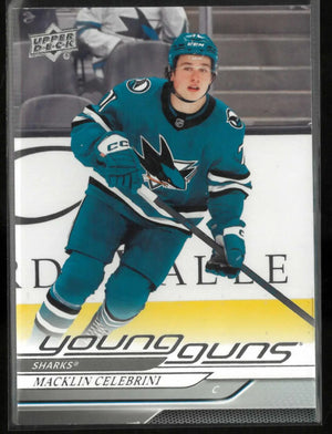 2024-25 Upper Deck Series 2 Young Guns Rookie Macklin Celebrini RC 