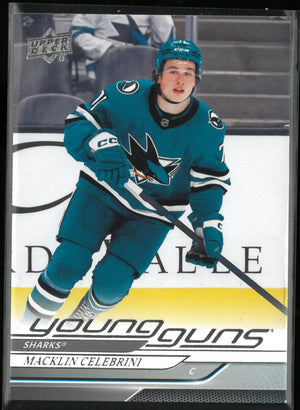 2024-25 Upper Deck Series 2 Young Guns Rookies Macklin Celebrini RC 