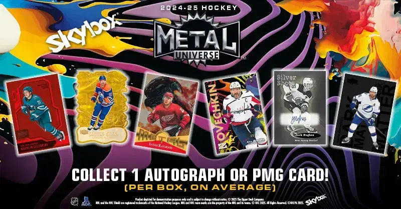2024-25 Upper Deck Skybox Metal Universe Hockey Hobby Pack (Single Pack Sales) 