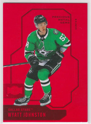 2024-25 Upper Deck Skybox Metal Universe Wyatt Johnston Red PMG /100 