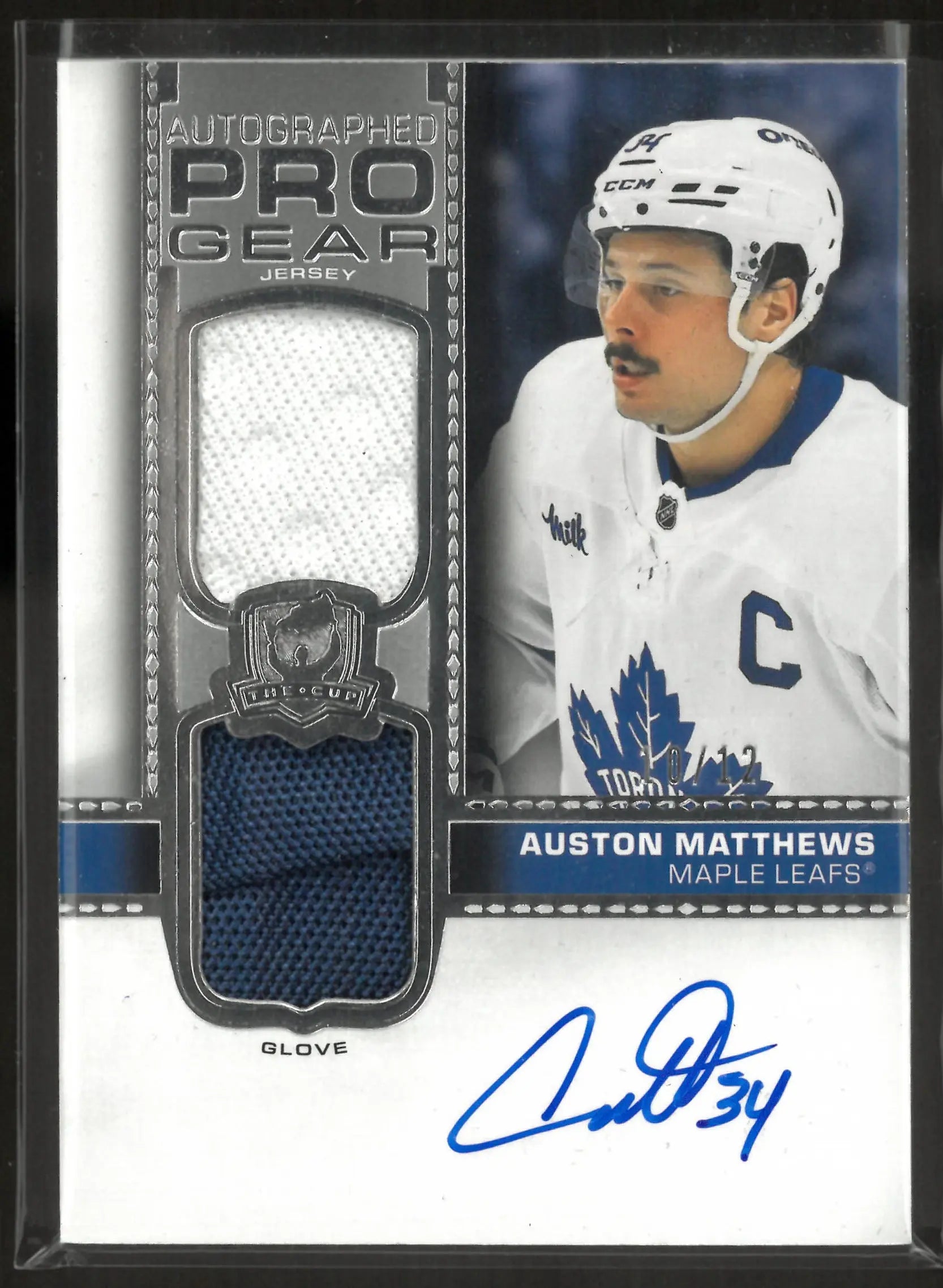 2024-25 Upper Deck The Cup Auston Matthews Autographed Pro Gear Auto /12 