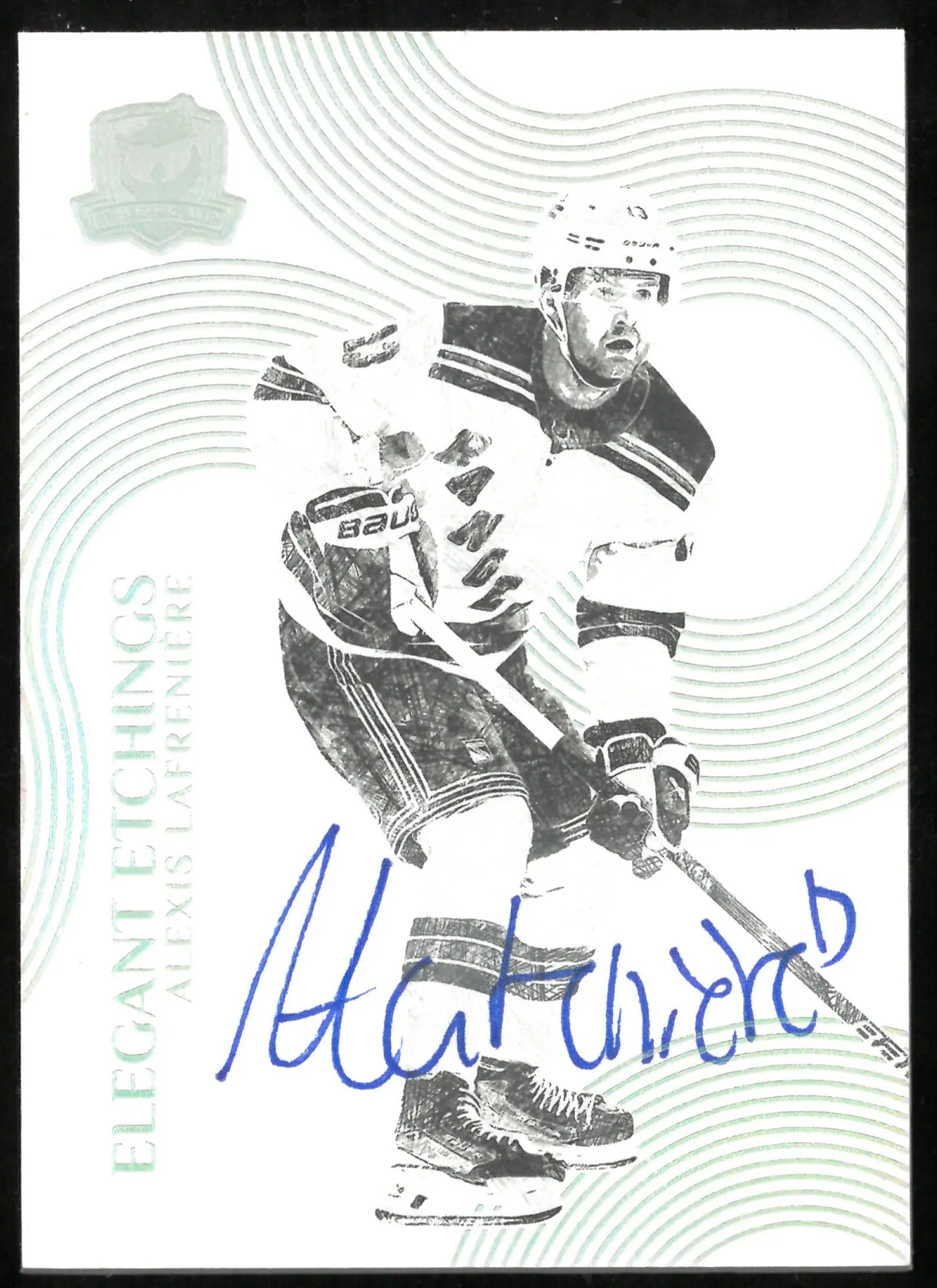 2024-25 Upper Deck The Cup Elegant Etchings Auto Alexis Lafreniere 