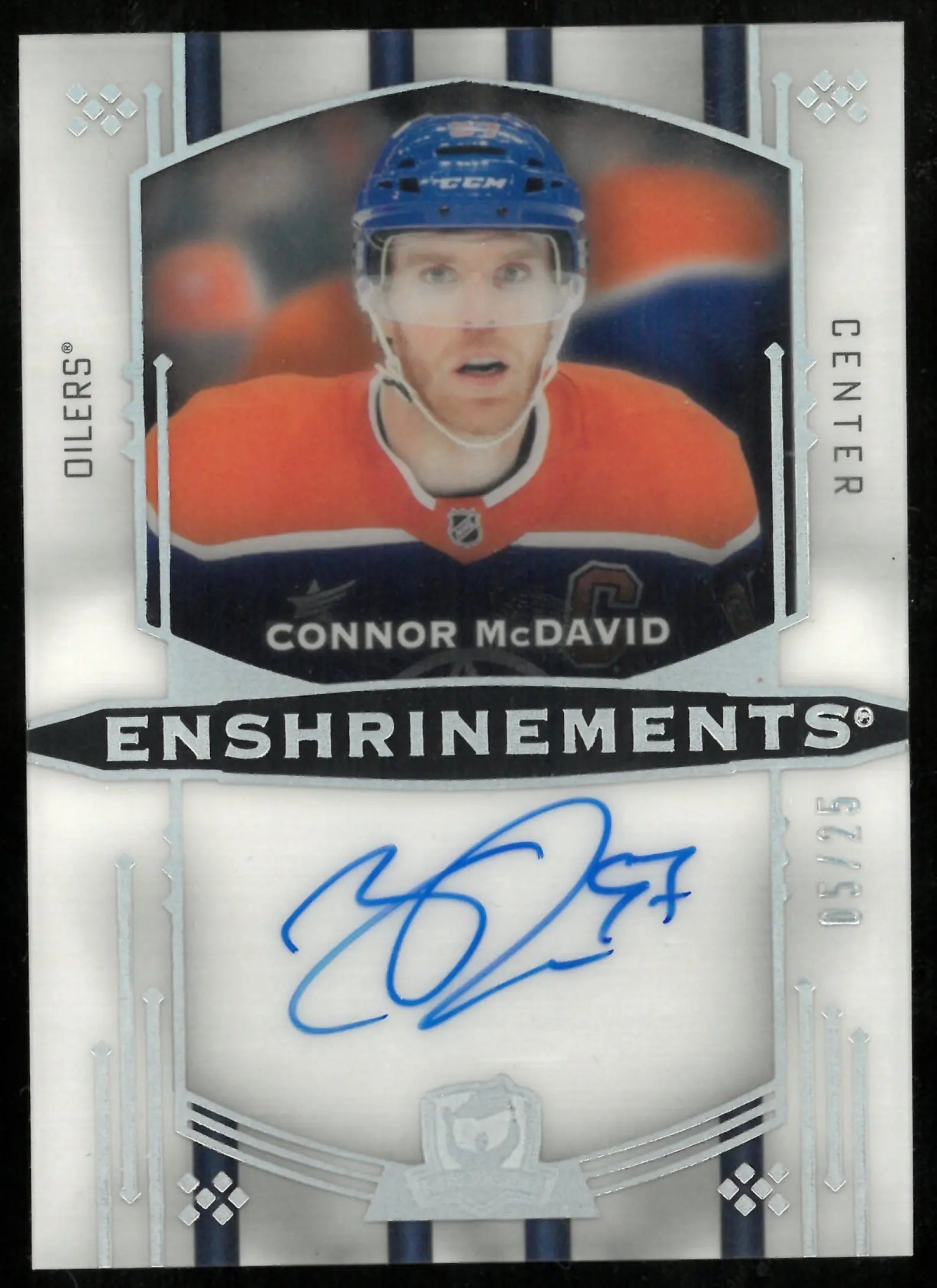 2024-25 Upper Deck The Cup Enshrinements Auto Connor McDavid /25 