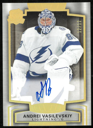 2024-25 Upper Deck The Cup Gold Auto Andrei Vasilevskiy /12 12/12 