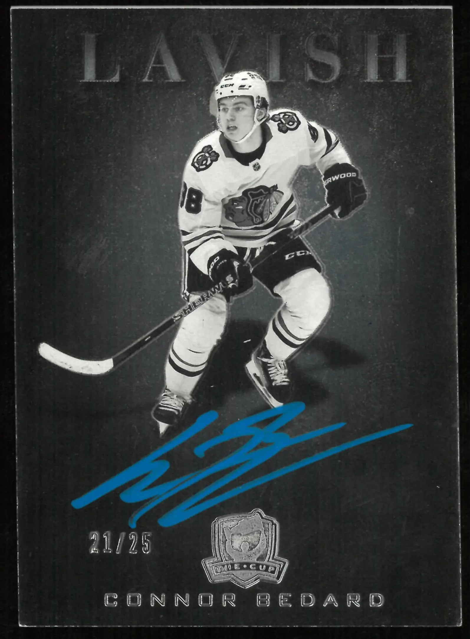 2024-25 Upper Deck The Cup Hockey Lavish Auto Connor Bedard /25 
