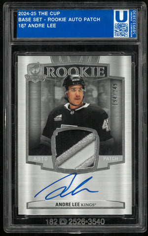 2024-25 Upper Deck The Cup Hockey Rookie Patch Auto Andre Lee /249 