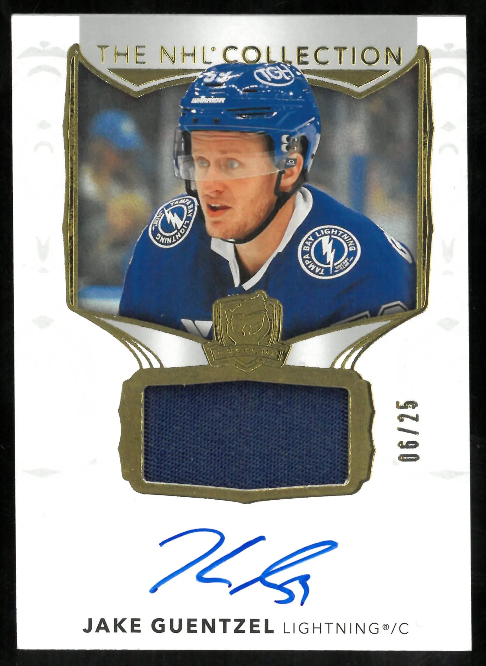 2024-25 Upper Deck The Cup Jake Guentzel  NHL Collection Patch Auto /25 