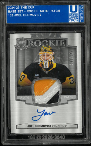 2024-25 Upper Deck The Cup Joel Blomqvist RC Rookie Patch Auto /249 