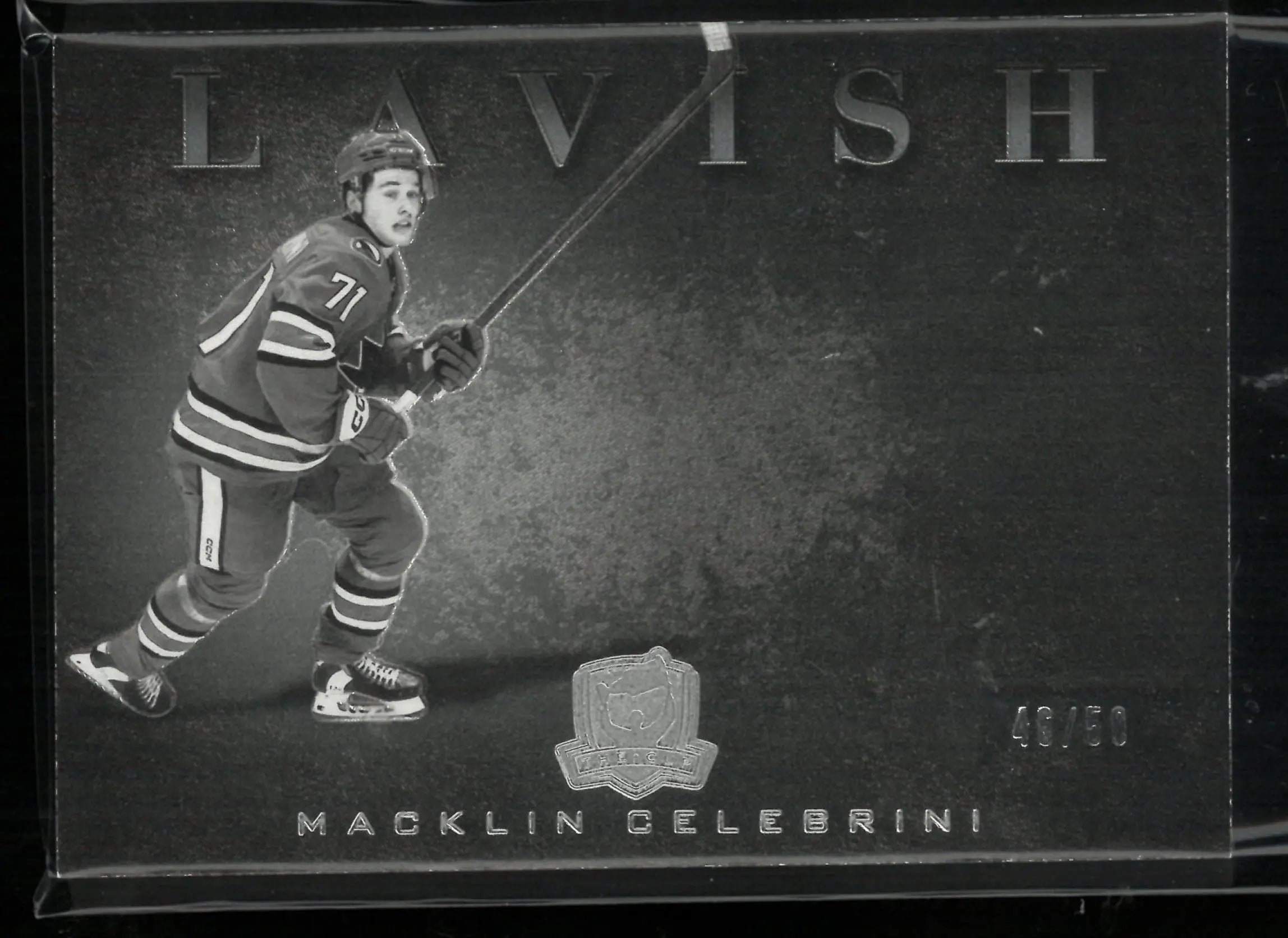 2024-25 Upper Deck The Cup Lavish Macklin Celebrini Rookie RC /50 
