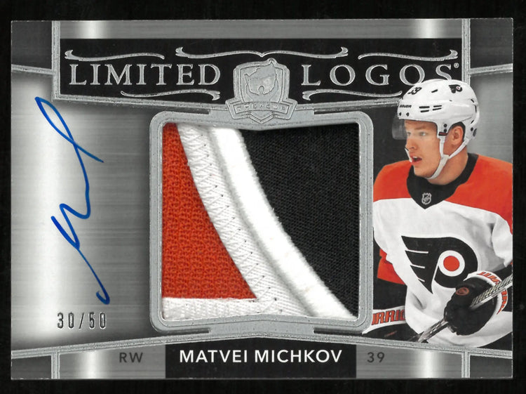 2024-25 Upper Deck The Cup Limited Logos Matvei Michkov Auto Patch /50 
