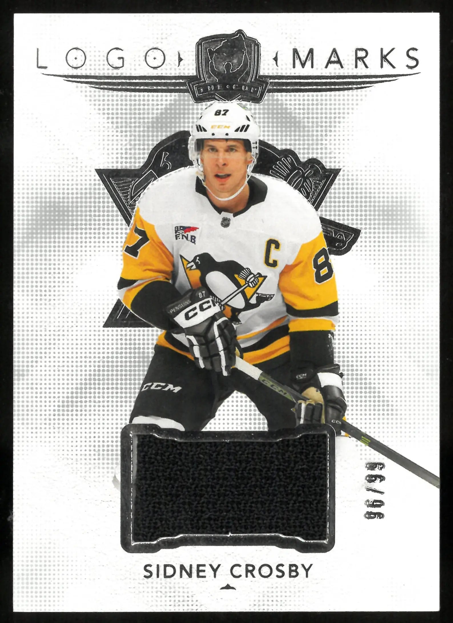 2024-25 Upper Deck The Cup Logo Marks Patch Sidney Crosby /99 