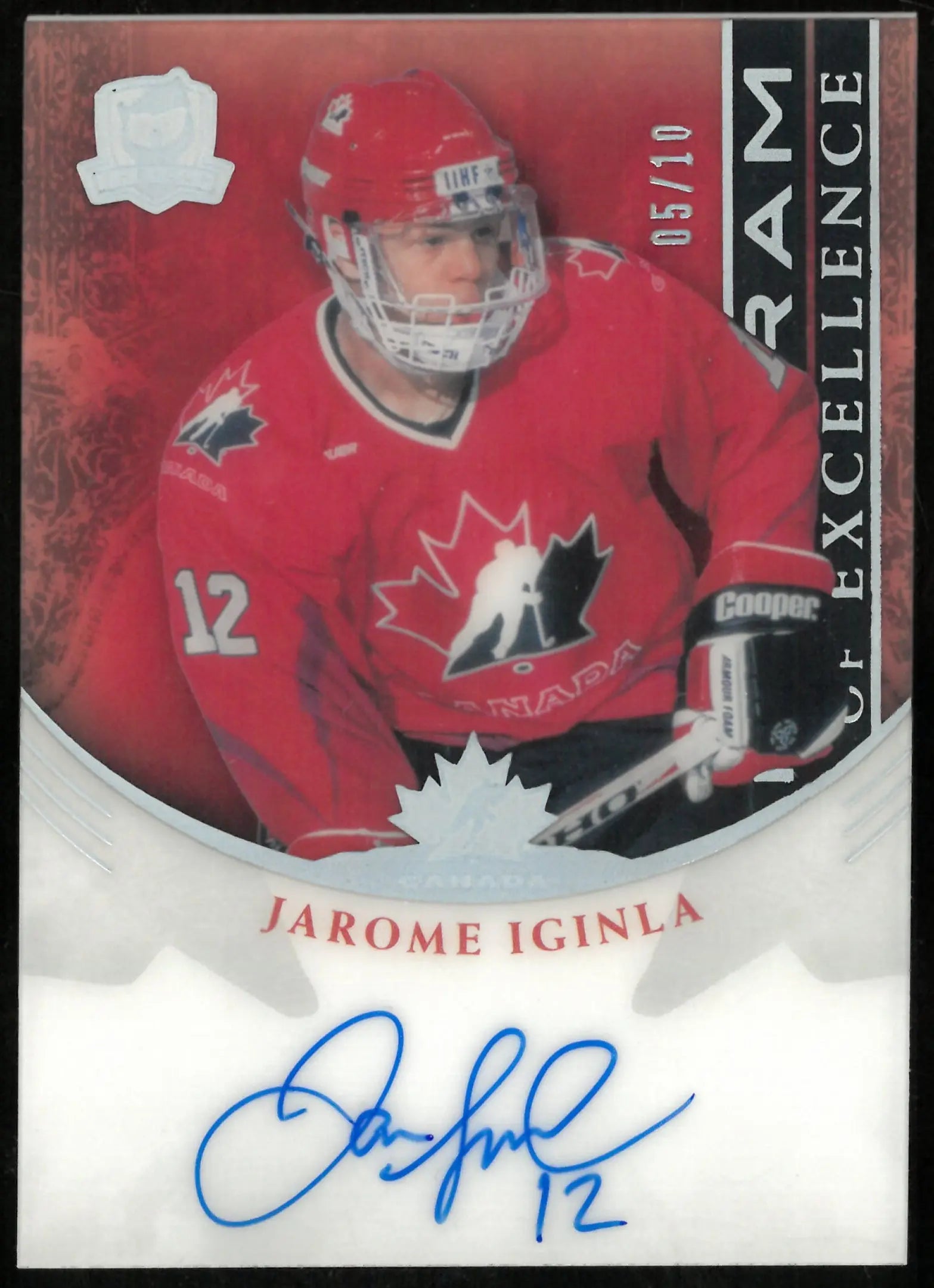 2024-25 Upper Deck The Cup Program Of Excellence Auto Jarome Iginla /10 