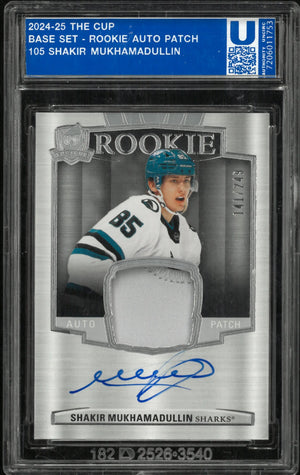 2024-25 Upper Deck The Cup Rookie Auto Patch Shakir Mukhamadullin /249 