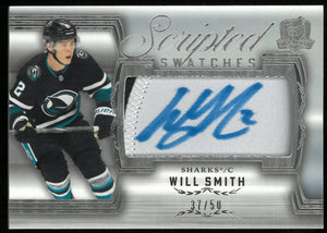 2024-25 Upper Deck The Cup Scripted Swatches Patch Auto Will Smith /50 