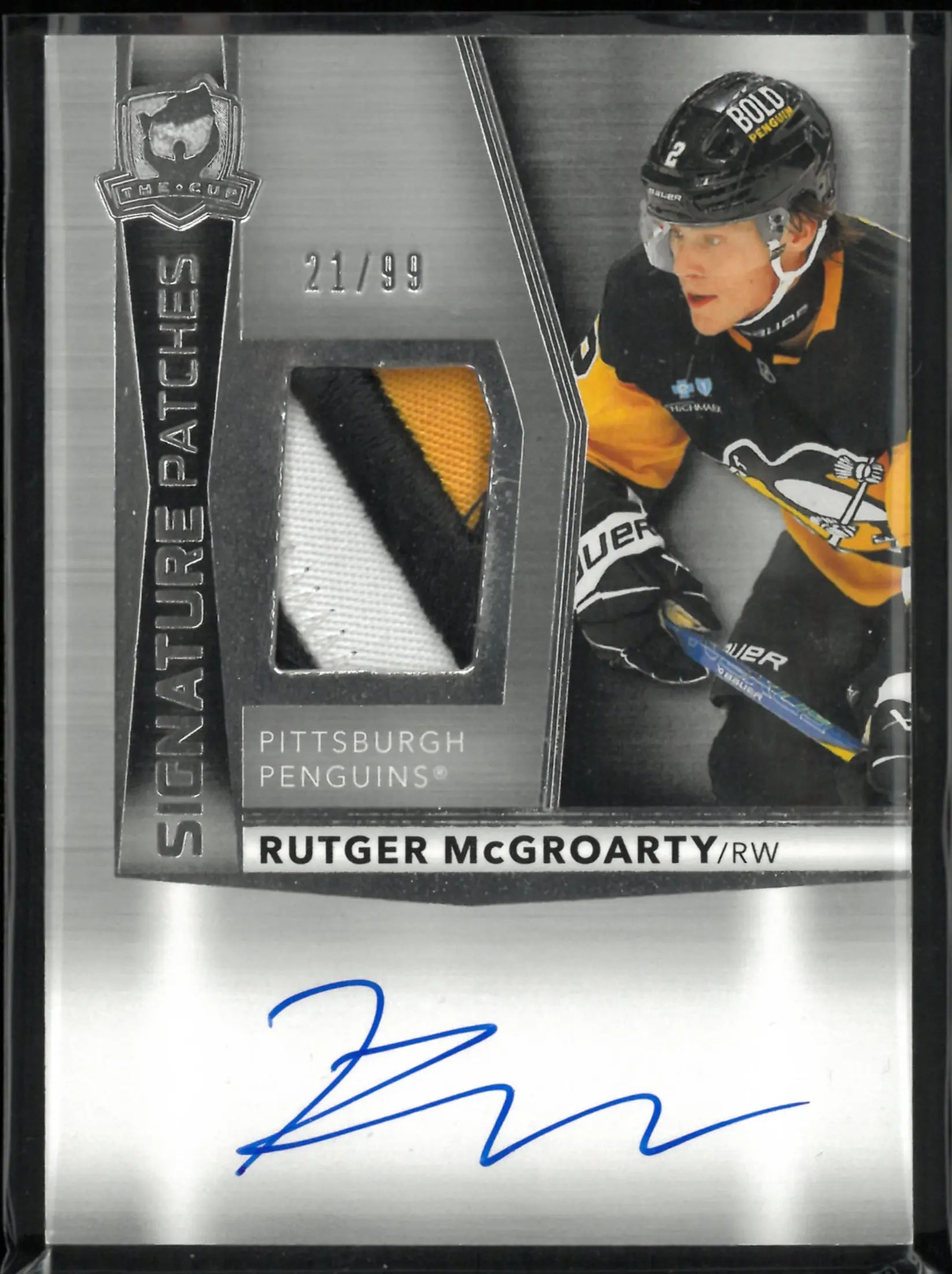 2024-25 Upper Deck The Cup Signature Patches Rutger McGroarty Autograph /99 