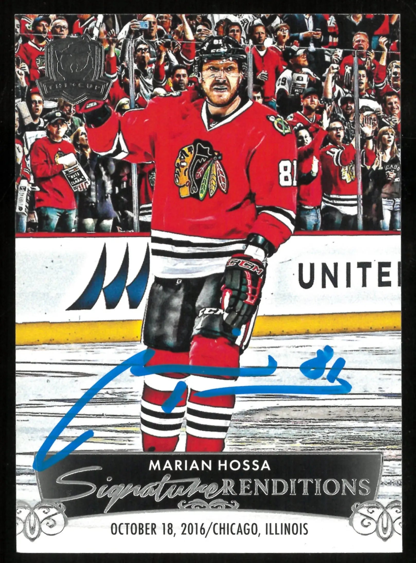 2024-25 Upper Deck The Cup Signature Renditions Auto Marian Hossa 