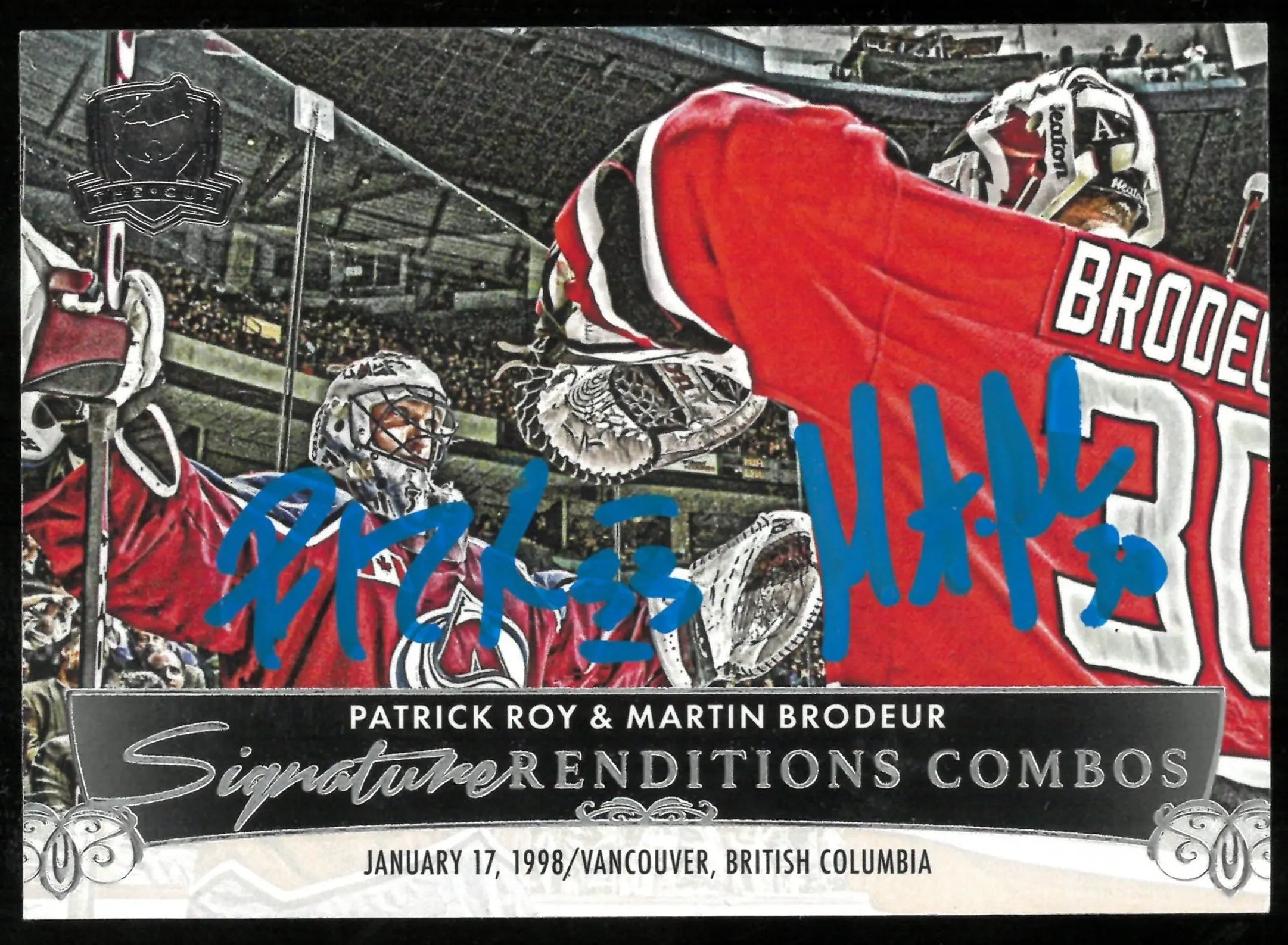 2024-25 Upper Deck The Cup Signature Renditions Combos Auto Roy Brodeur 