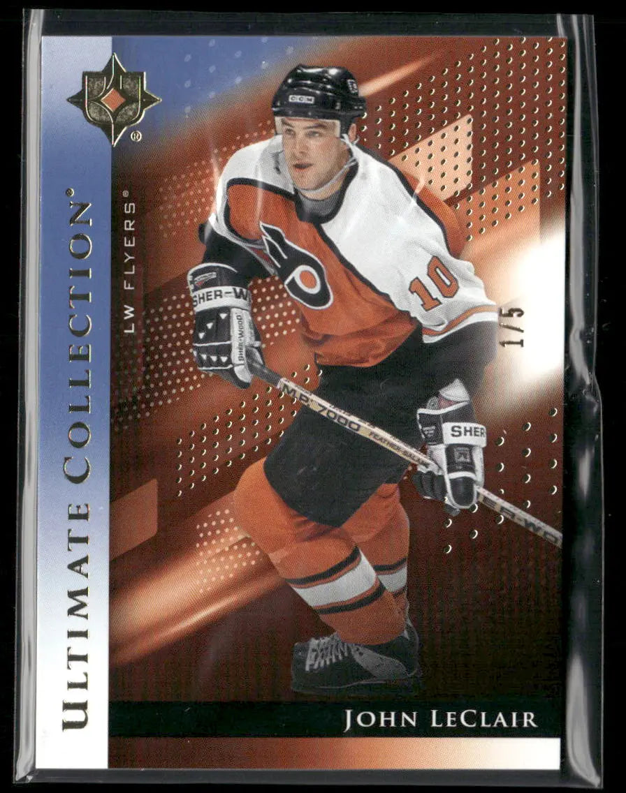 2024-25 Upper Deck Ultimate Collection Base Platinum John LeClair /5 