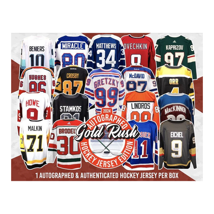 2024 Autographed Gold Rush Hockey Jersey Edition Collectible
