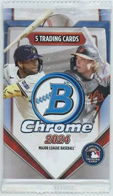 2024 Bowman Chrome Baseball Hobby Box (Single pack sales) 