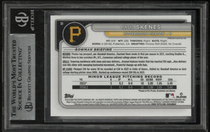 2024 Bowman Chrome Sapphire Yellow Refractors Paul Skenes RC Rookie BGS 9 /75 