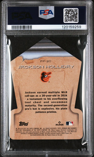 2024 Bowman's Best Fabled Phenoms Jackson Holliday RC Rookie Lava PSA 9 