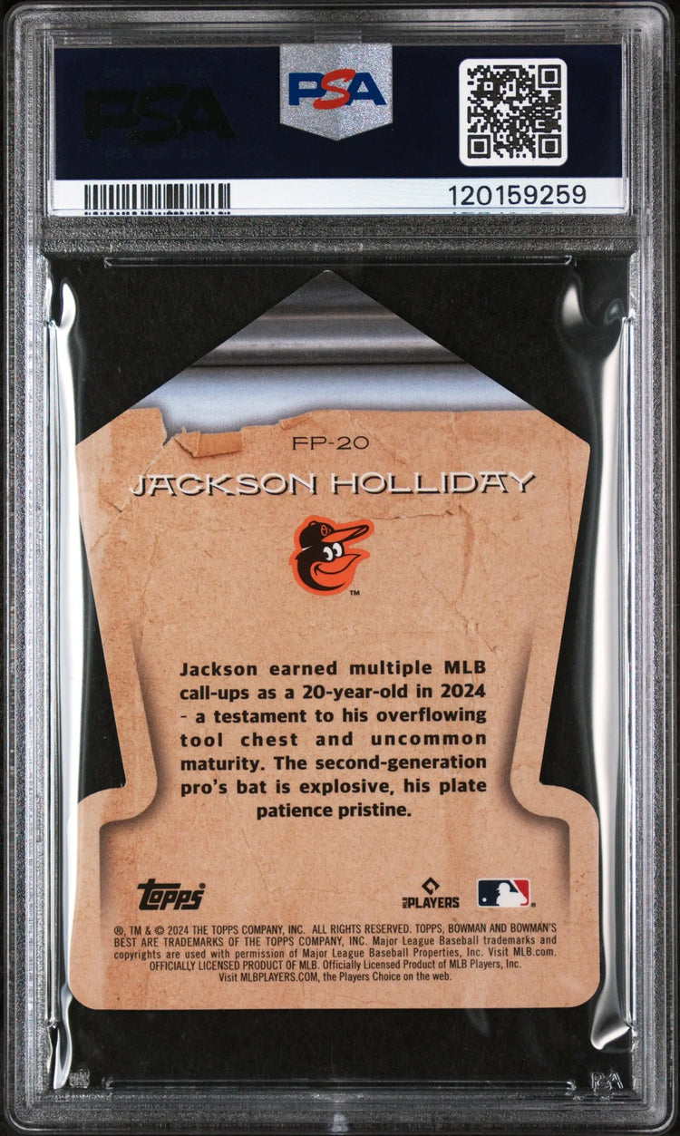 2024 Bowman's Best Fabled Phenoms Jackson Holliday RC Rookie Lava PSA 9 