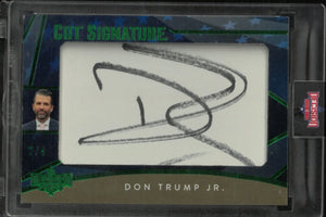 2024 Decisions Don Trump JR. Cut Signature Auto 2/4 