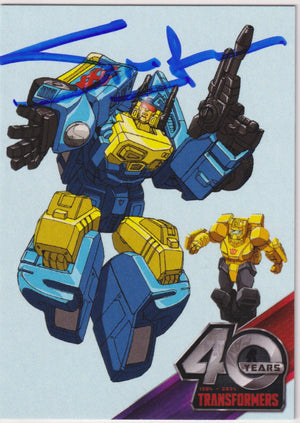 2024 Hasbro Transformers 40th Anniversary Trading Cards Simon Furman Auto 1 of 3 
