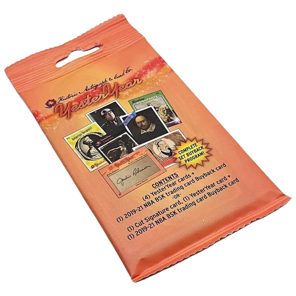 2024 Historic Autographs YesterYear Factory Sealed Hobby Pack 