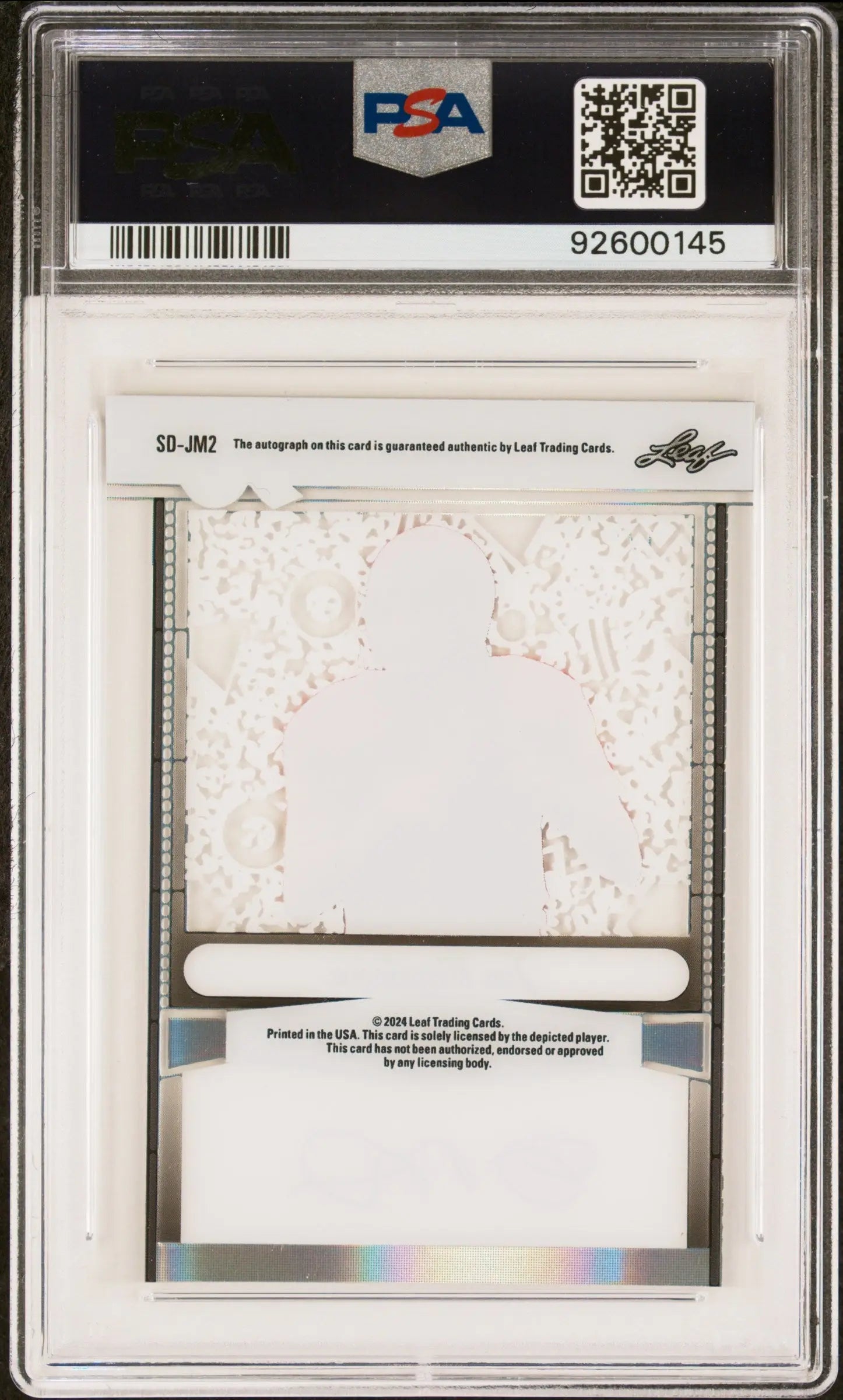 2024 Leaf Sports Heroes Signature Auto Decade Joe Montana Silver Holo PSA 8 1/2 