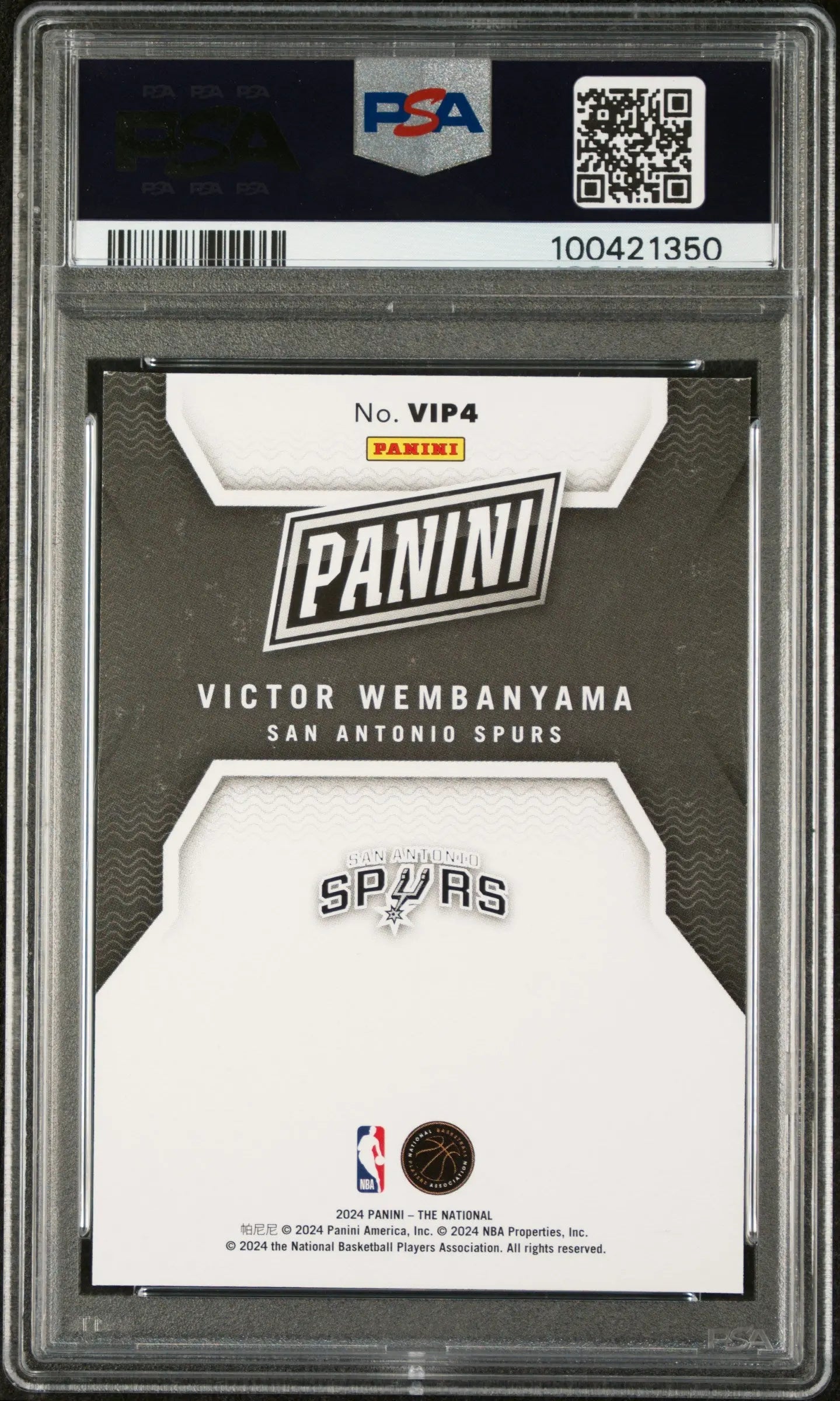 2024 National VIP Promo Pack Rookie Victor Wembanyama RC PSA 9 