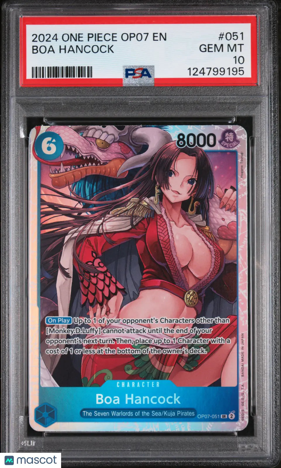 2024 One Piece Op07-500 Years In The Future Boa Hancock #051 PSA 10 