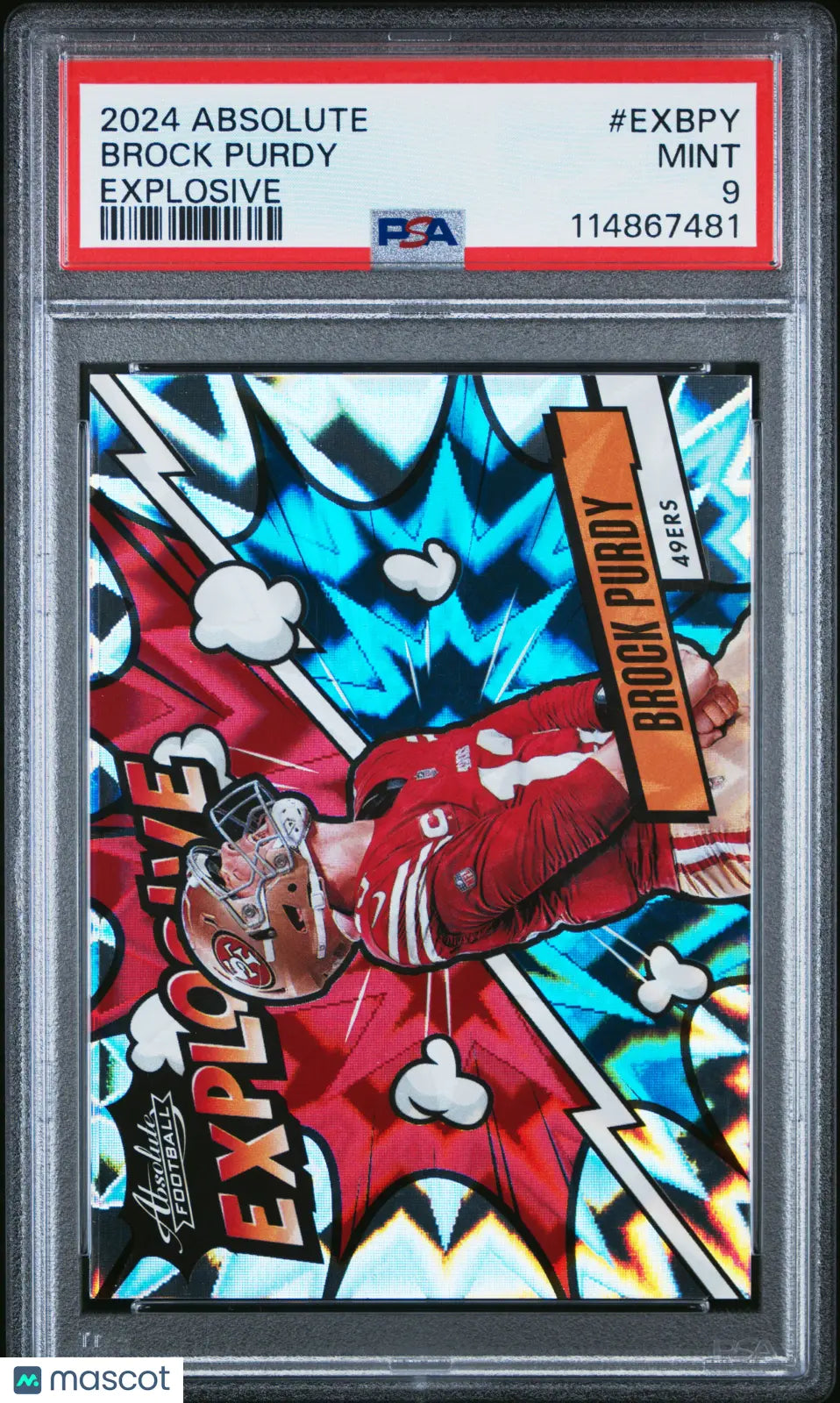 2024 Panini Absolute Explosive Brock Purdy #EXBPY PSA 9 