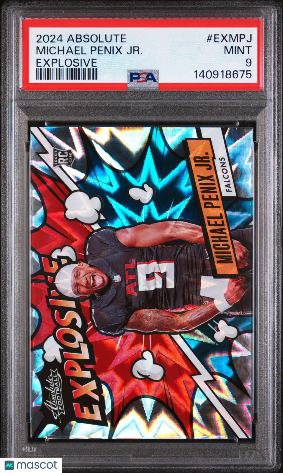 2024 Panini Absolute Explosive Michael Penix JR. #EXMPJ PSA 9 