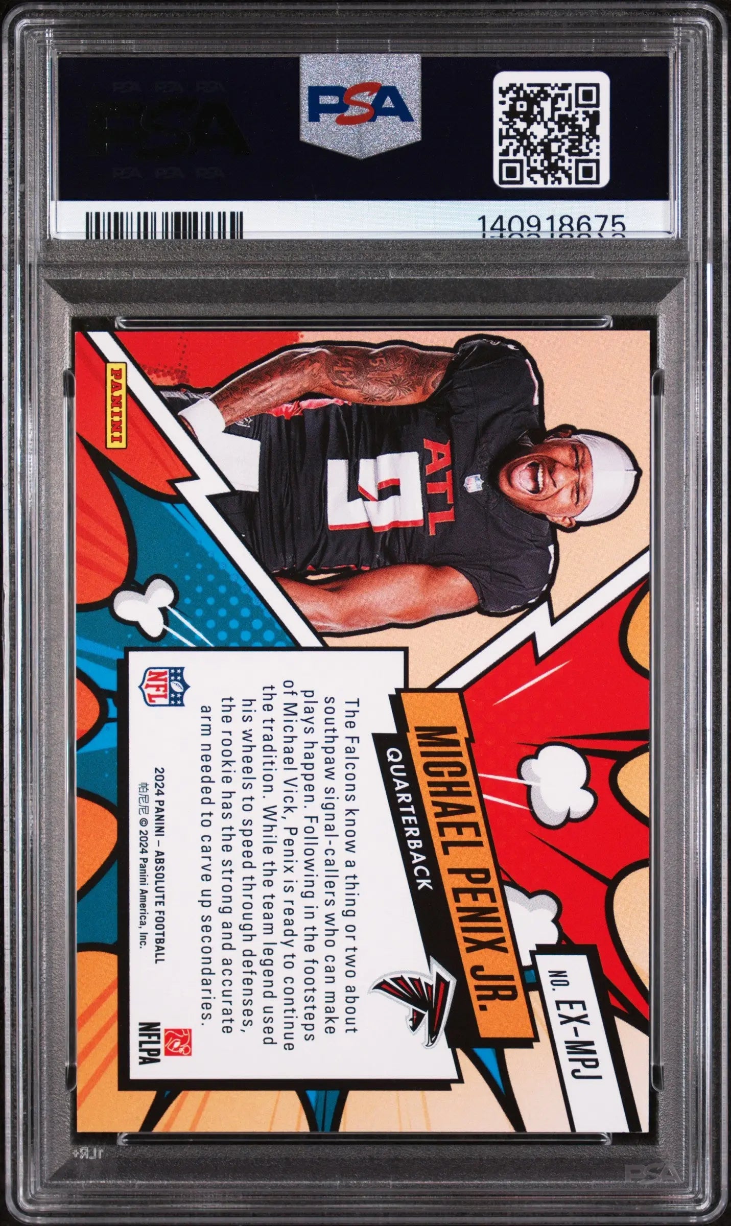 2024 Panini Absolute Explosive Michael Penix JR. #EXMPJ PSA 9 