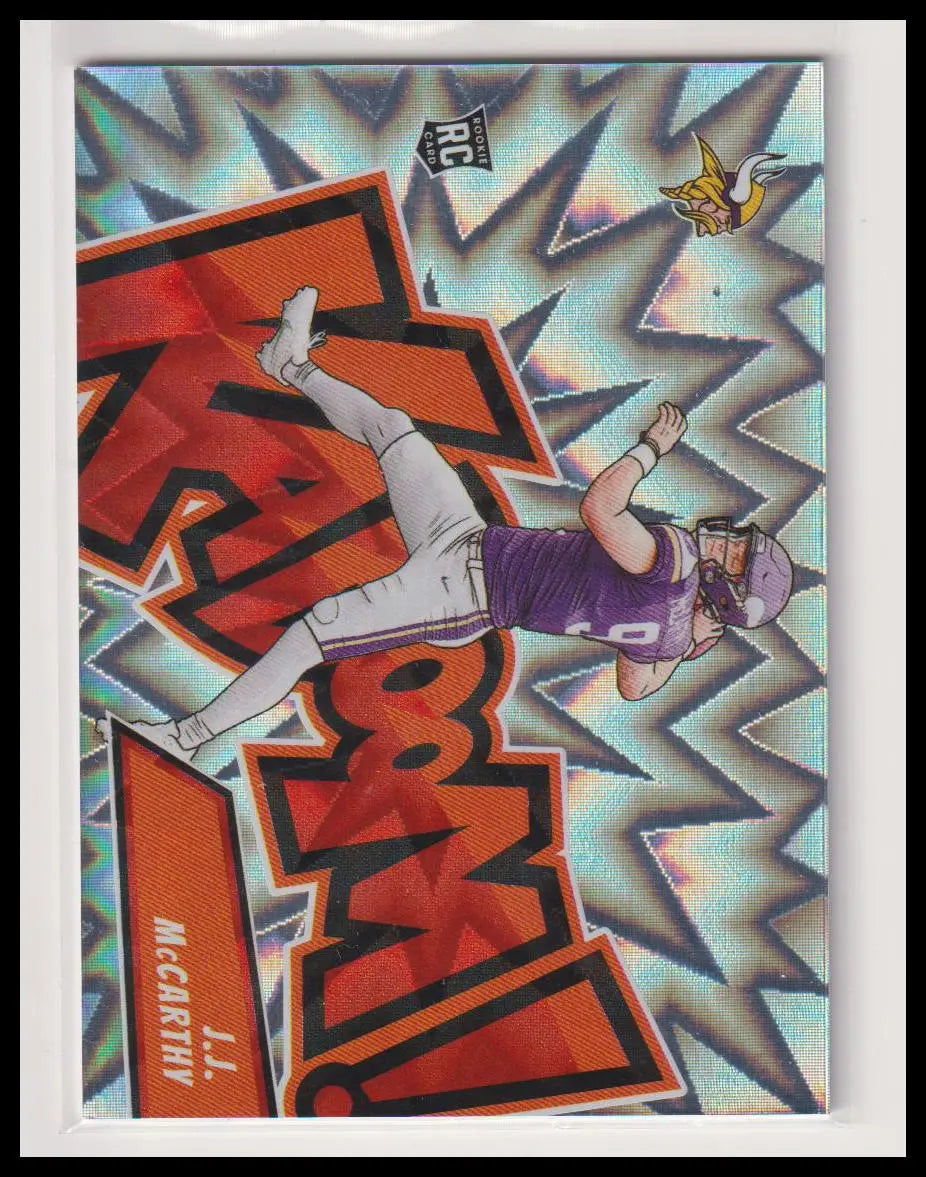 2024 Panini Absolute KABOOM! Rookie J.J. McCarthy RC 