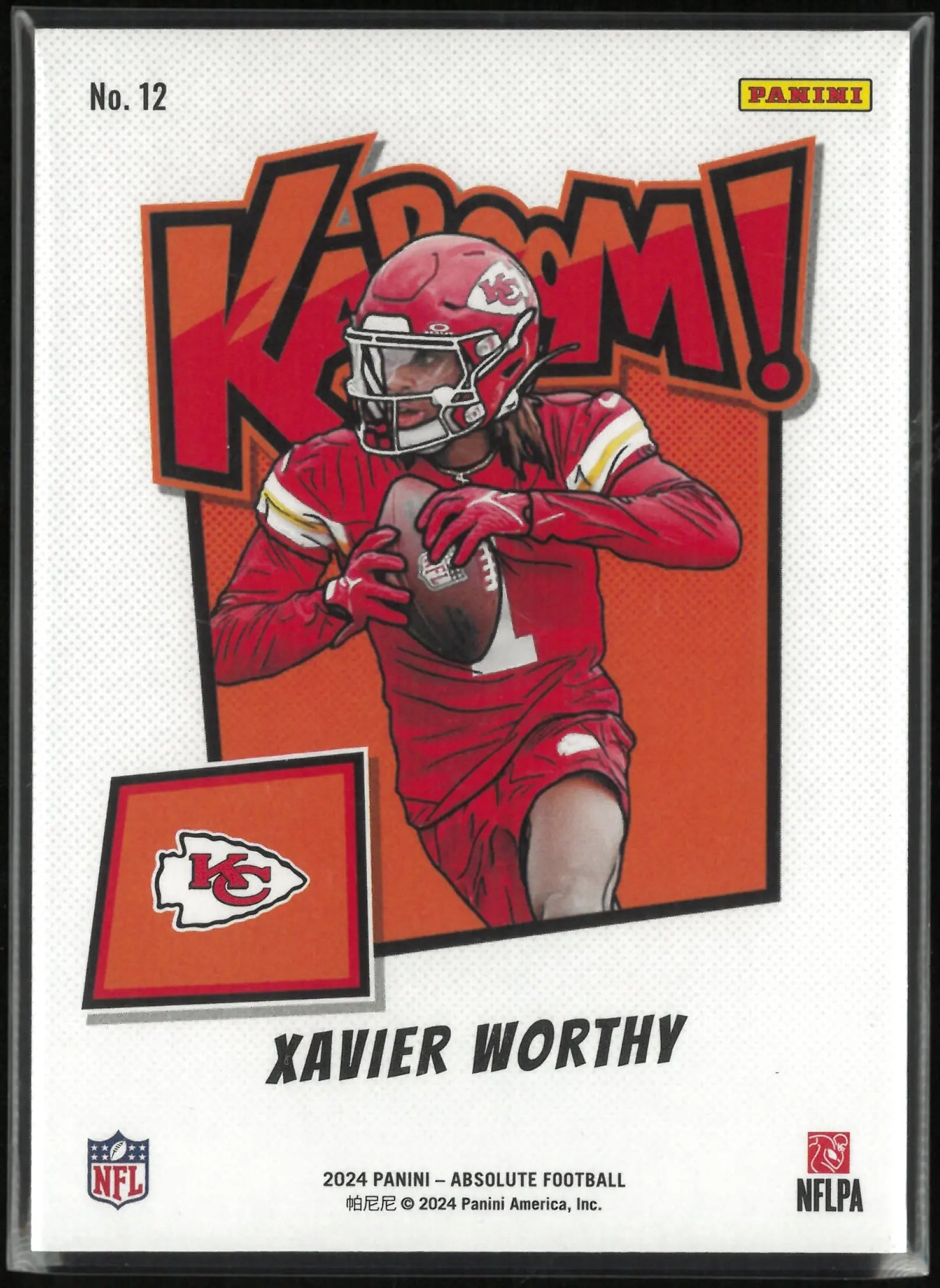 2024 Panini Absolute KABOOM! Xavier Worthy Rookie RC 