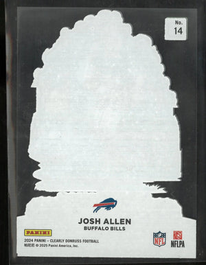 2024 Panini Clearly Donruss Josh Allen Uptowns 